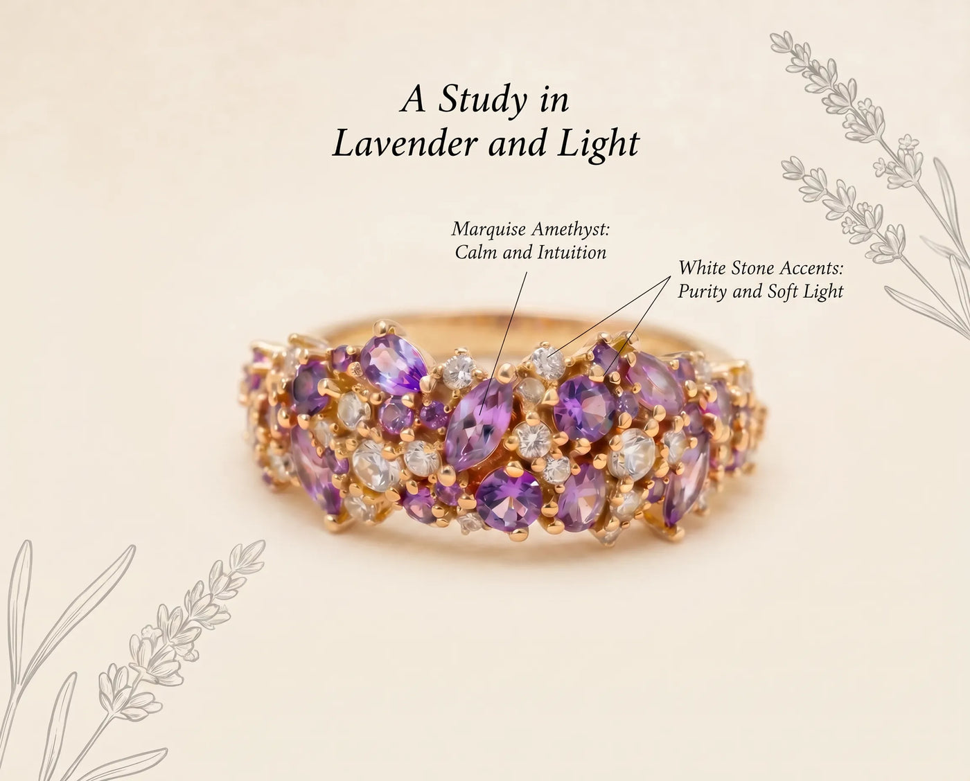Lavender, translated into gemstone form